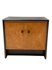 Art Deco Cabinet in Macassar and Birch by Gebroeders Reens Amsterdam, 1930s